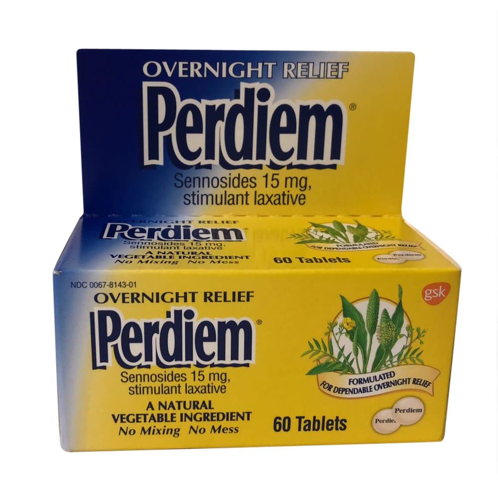PerdiemPills Overnight Relief 60 Each (Pack of 6)