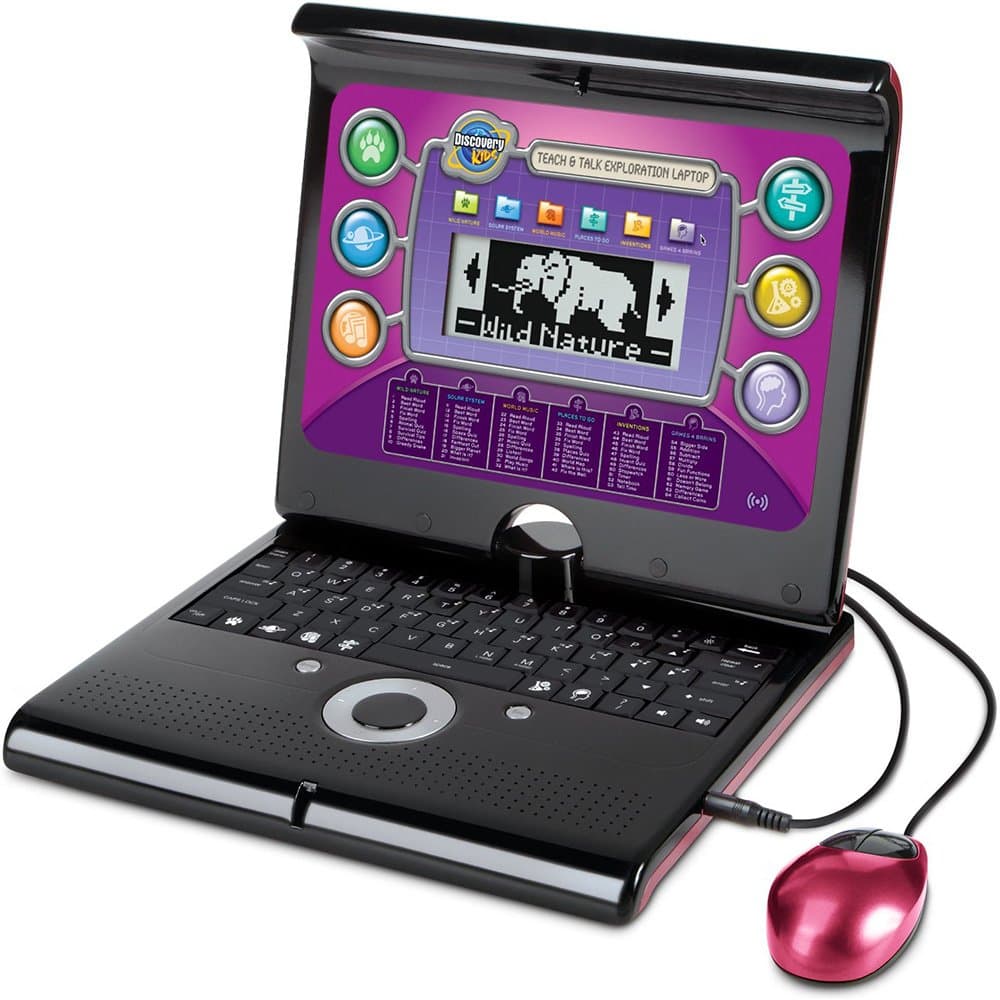 Discovery Kids Teach 'n' Talk Exploration Laptop, Pink