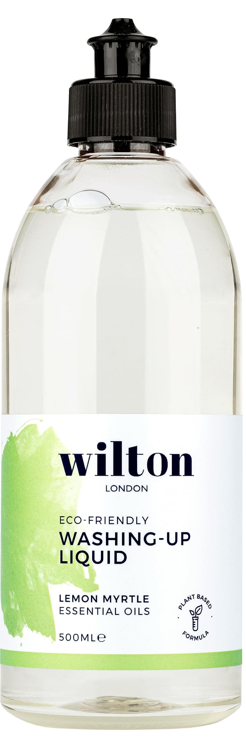 Wilton London Eco-Friendly Washing-Up Liquid - Plant-based and Biodegradable - Packed with Essential Oils - Made in UK - Fresh and Longlasting Lemon Myrtle Scent - 500ml