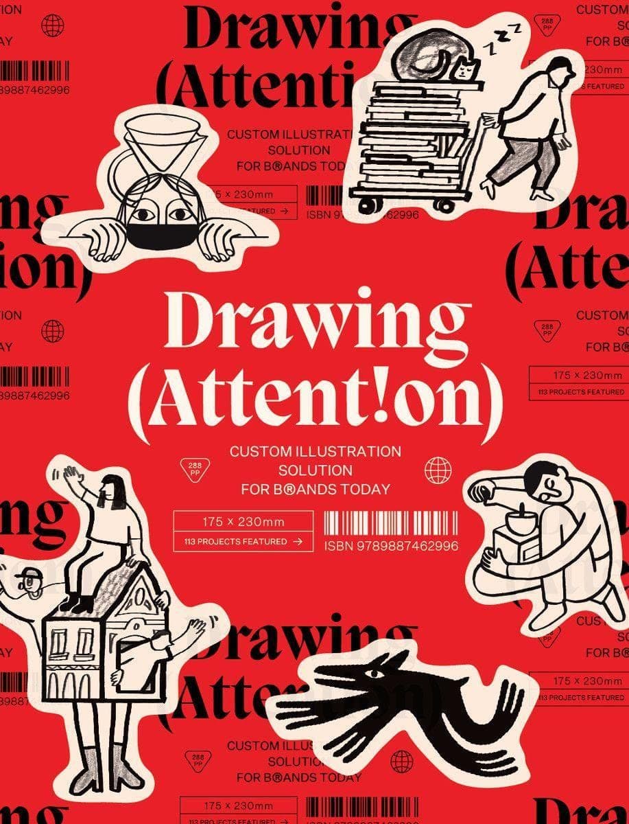 Roli Books DRAWING ATTENTION: Custom Illustration Solutions for Brands Today