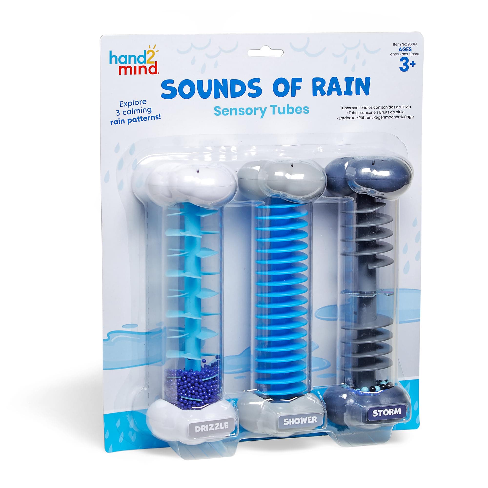 hand2mind Sounds of Rain Sensory Tubes