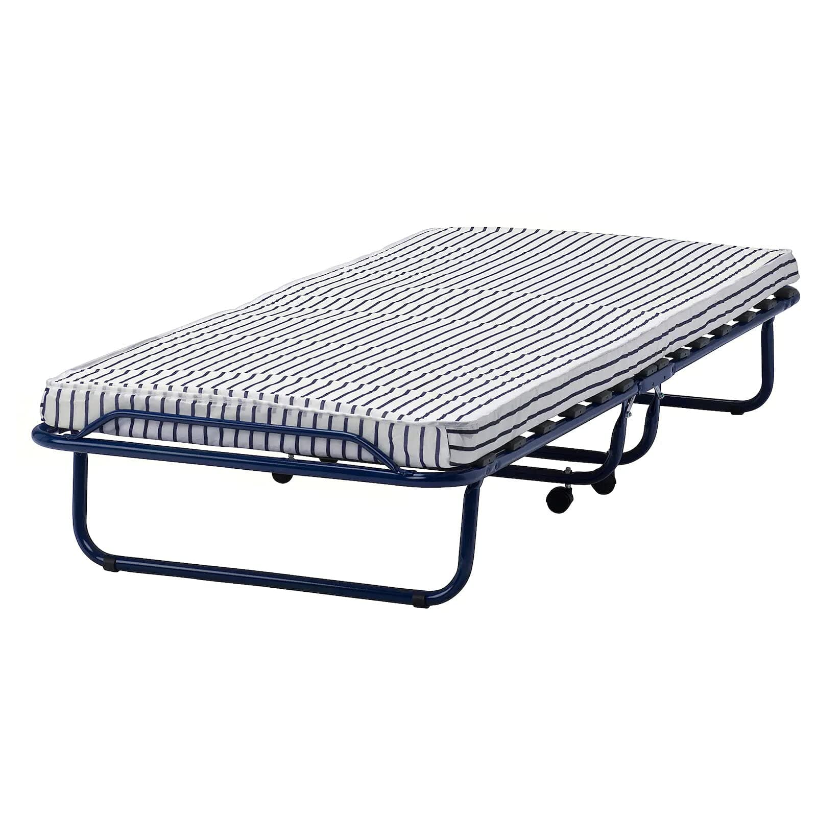 Ikea SANDVIKA Guest Bed 80x190 cm (32x75)(Bed base frame Material:Steel, Epoxy/polyester powder coating)(Blue)