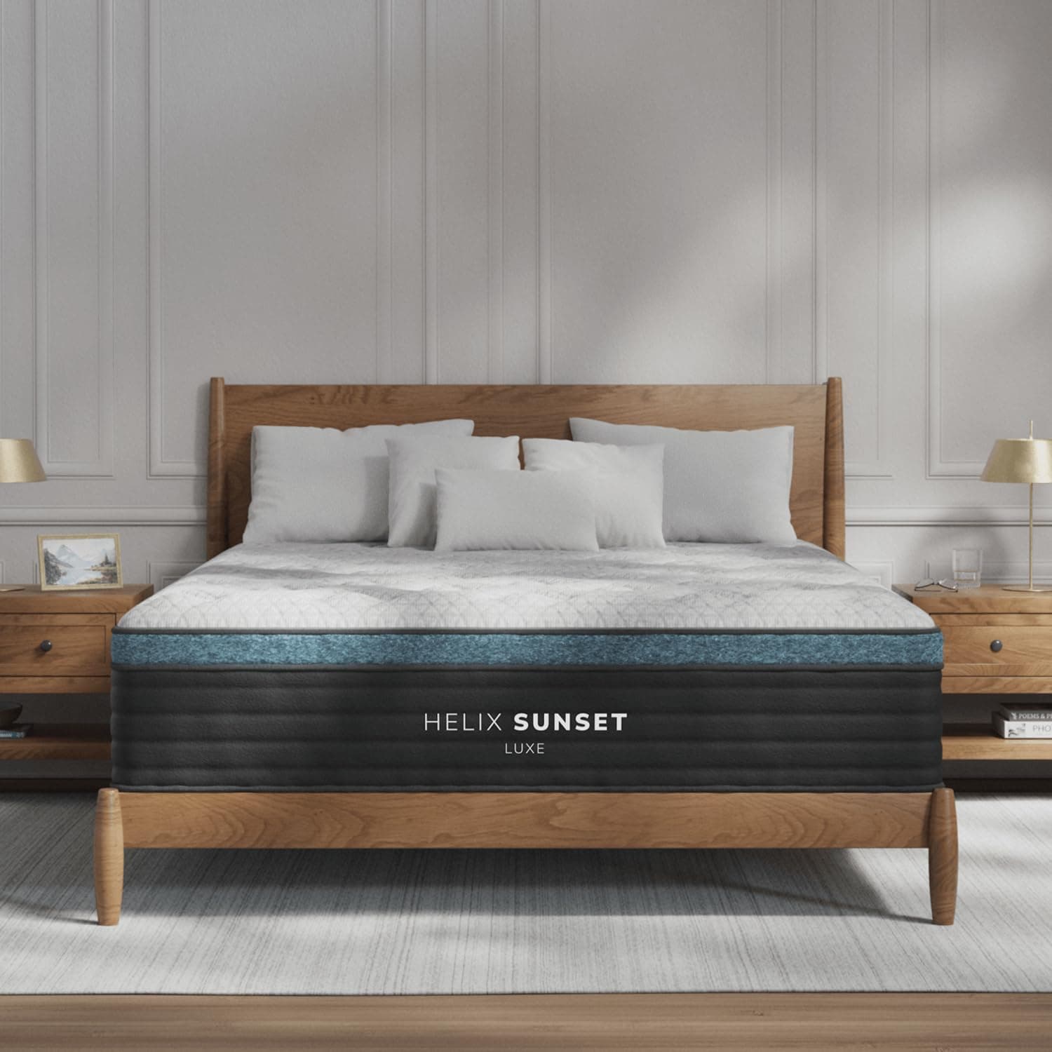 Helix Sunset Luxe with GlacioTex Cooling Mattress, King