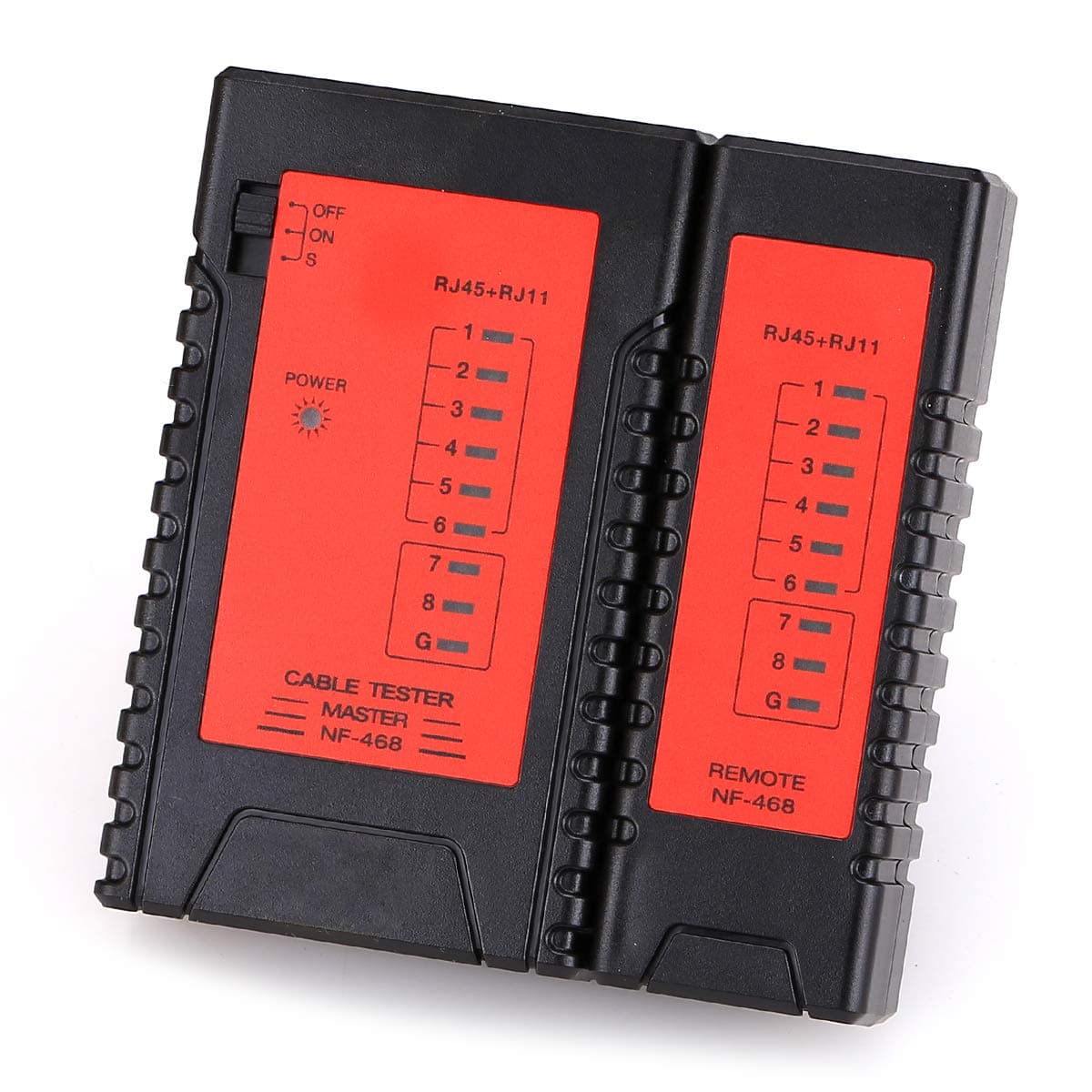 NF468 Tester Fault Locator RJ45 RJ11 Cable Tracker Network Cable Tester Network Ethernet LAN Network Test Tool