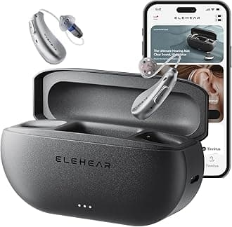 Beyond OTC Hearing Aids, AI Powered Speech Enhancement and Tinnitus Masking, Superior Sound Quality, Connectivity with iOS or Android Devices via Bluetooth 5.3, for Seniors and Adults