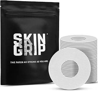 Skin GripFreestyle Libre 2 Sensor Covers – Compatible with Infusion Sets, Patches w/Cutout (Not for Libre 3), 10-14 Days SweatProof Pre-Cut Medical Adhesive Tape, CGM Sensor Covers