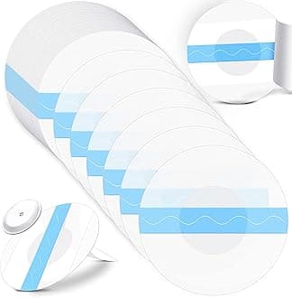 Nuanchu 48 Pcs Waterproof Sensor Covers Compatible with Libre 3 Freestyle Libre 3 Plus, Transparent Cgm Adhesive Patches, Glucose Monitor Protector Long Lasting Without Hole(Blue)