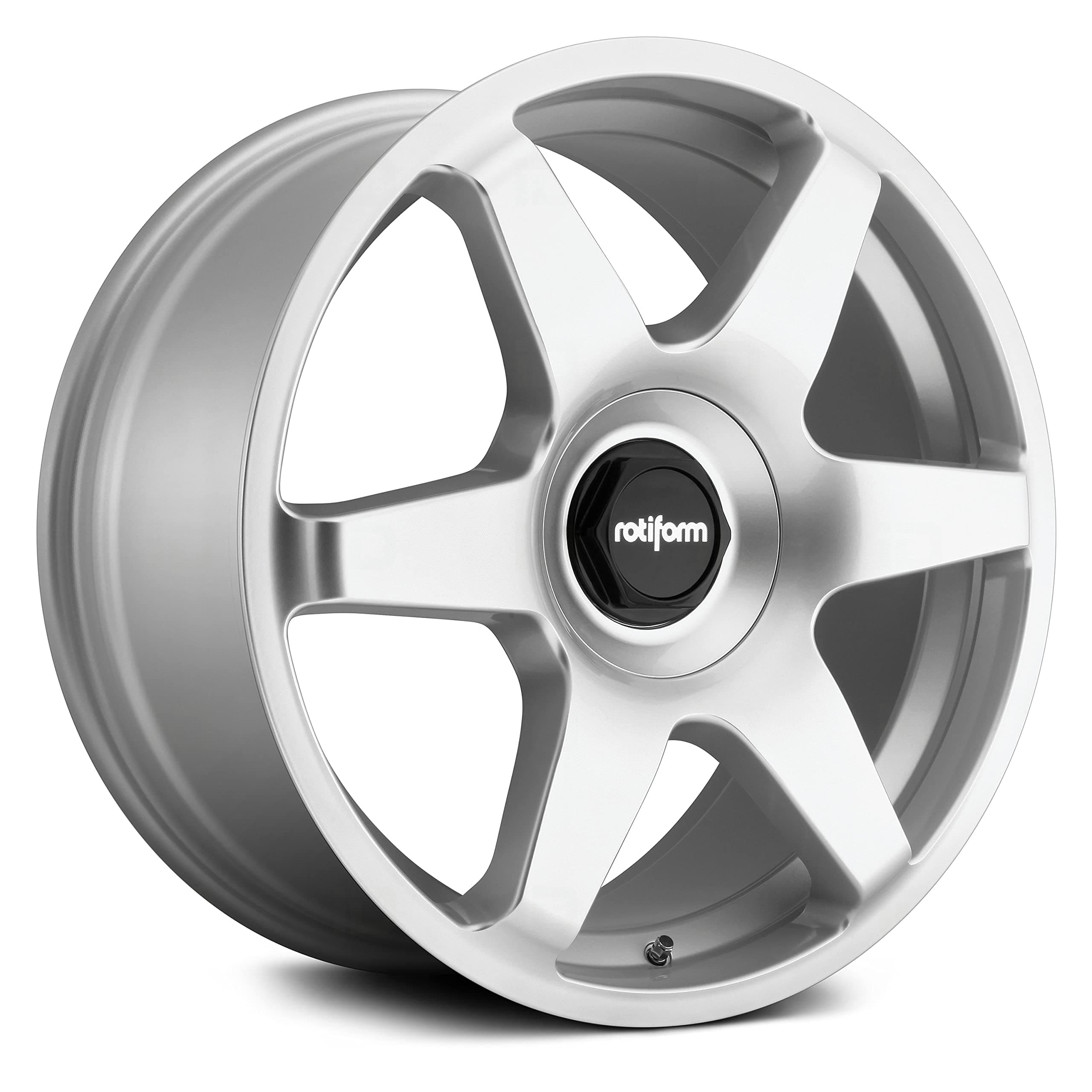 RotiformSIX Silver Wheel with Painted Finish (19 x 8.5 inches /5 x 100 mm, 35 mm Offset)