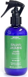 Aromar Essential Room Mist and Fabric Spray with Natural Freshener Aromatherapy for a Fresh and Rejuvenated Home 8 oz Italian Jazmin
