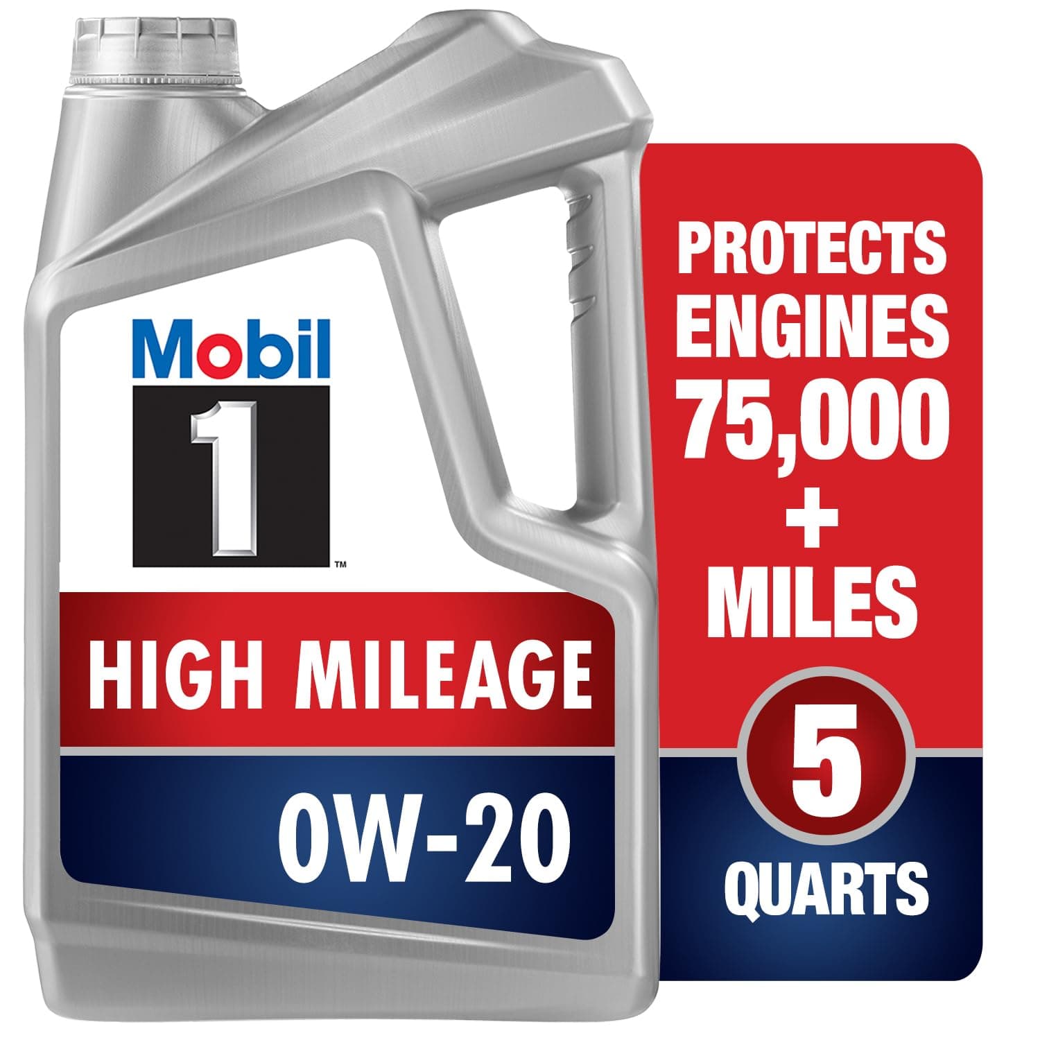 Mobil 1 High Mileage 0W20, 4.7l