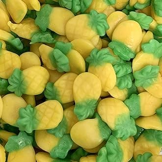 Jelly Pineapples Retro Sweet Shop Jar by The Gourmet Sweet Company