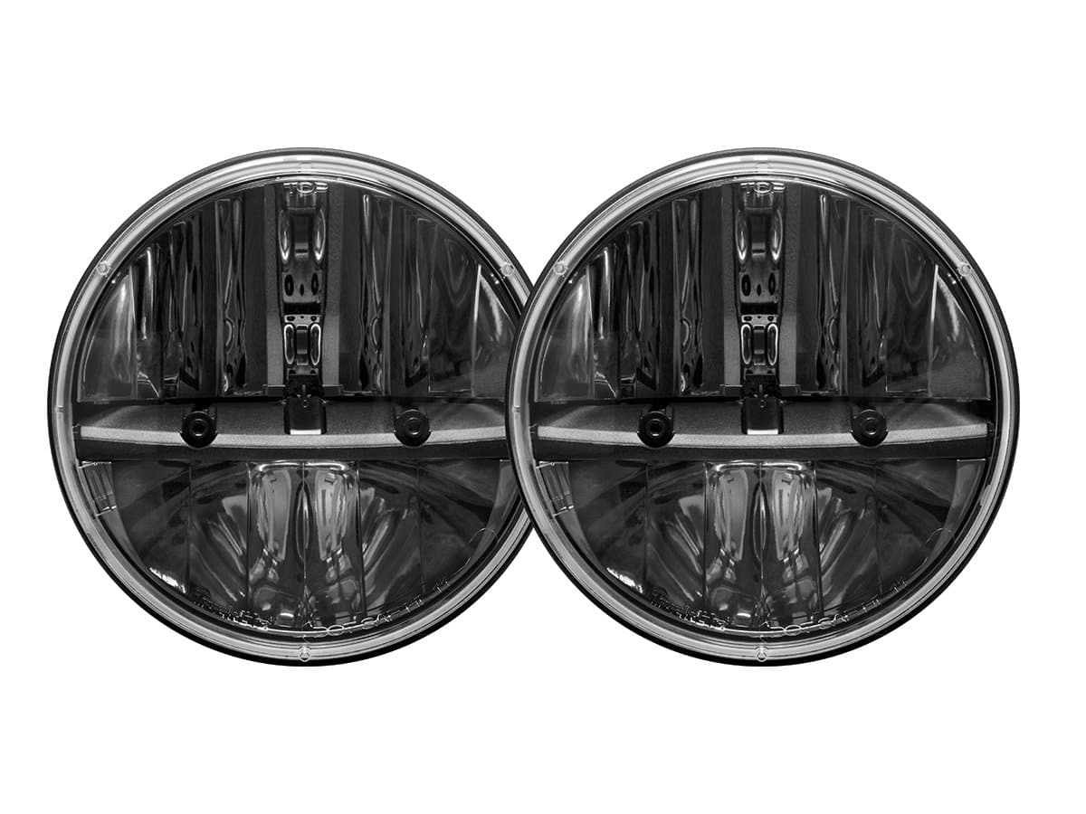 Rigid Industries 55000 7" Round Headlight with PWM Adaptor, Set of 2