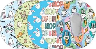 Glucomart Adhesive Patches for Dexcom G6 5-Pack Waterproof Hypoallergenic CGM Tape Easter