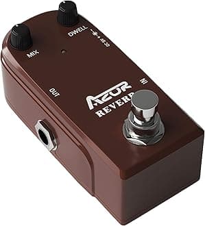 AZOR AP311 Spring Reverb Guitar Effect Pedal with True Bypass Aluminium alloy case