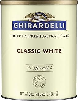 Ghirardelli Beverage Mix, Classic White 50 Ounce.