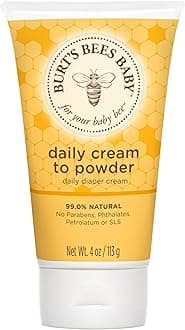 Baby 2-in-1 Diaper Cream and Powder with Shea Butter, Pediatrician Tested, 4 Ounces