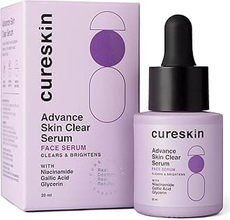 Cureskin Advance Skin Clear Niacinamide Face Serum Serum For Acne and Dark Spots, 0.67 Fl Oz (Pack of 1)