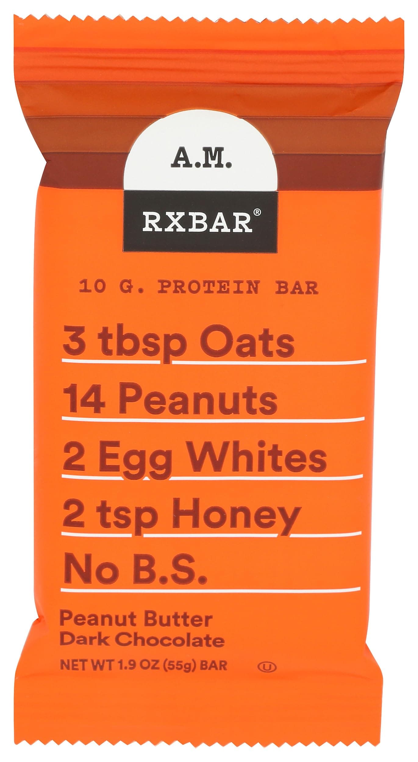 Dark Chocolate Peanut Butter AM Bar Sgl, 1.9 OZ