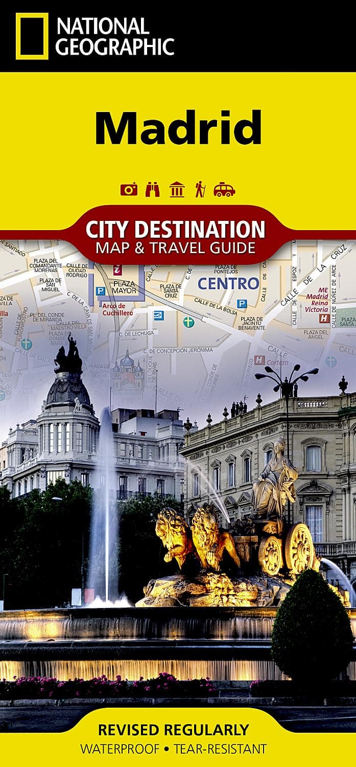 Madrid Map (National Geographic Destination City Map)