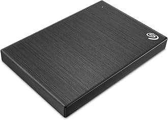 Seagate One Touch, 5TB Portable External Hard Drive, PC, Notebook & Mac, USB 3.0, Black (Renewed)