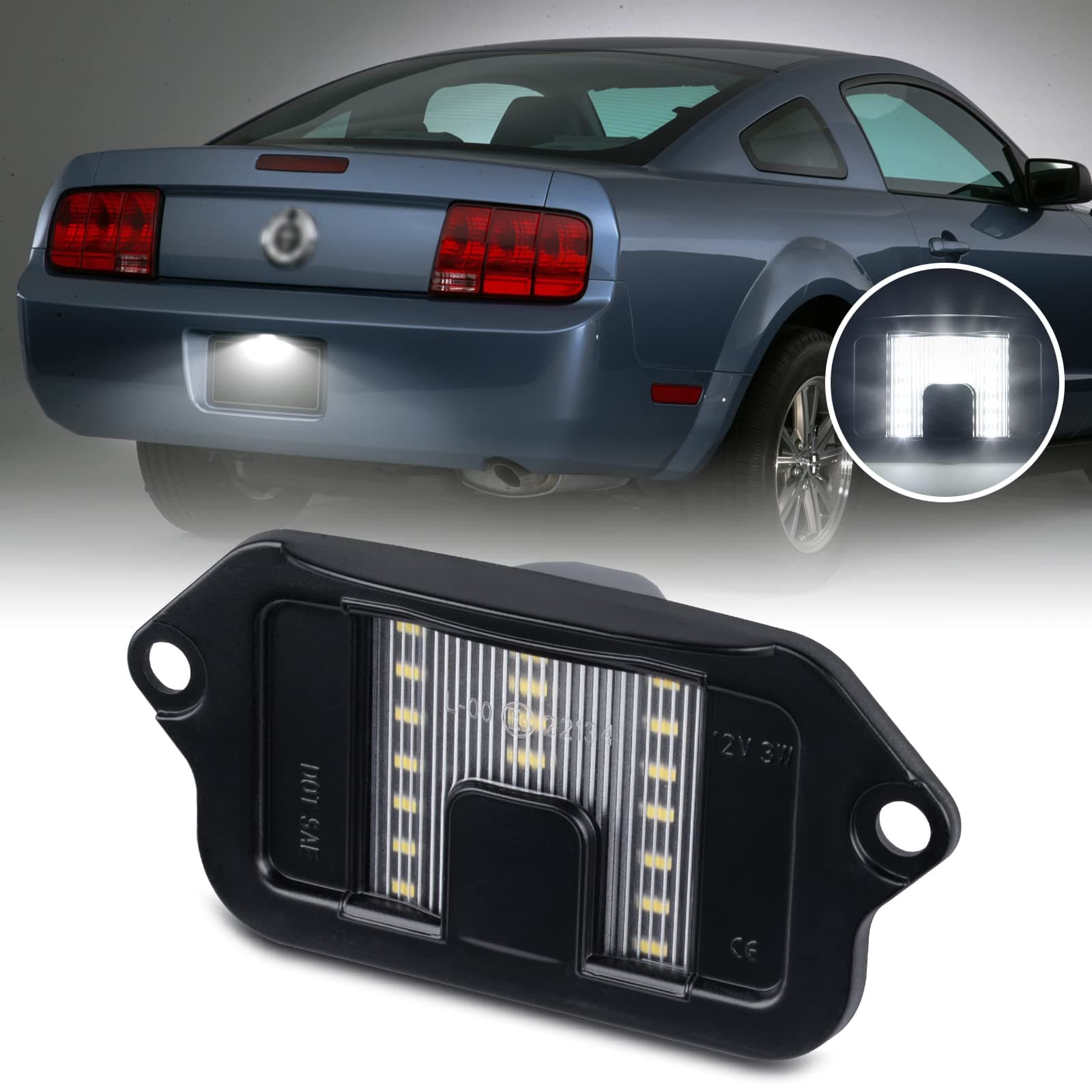 Led License Plate Light for 2005-2009 Mustang