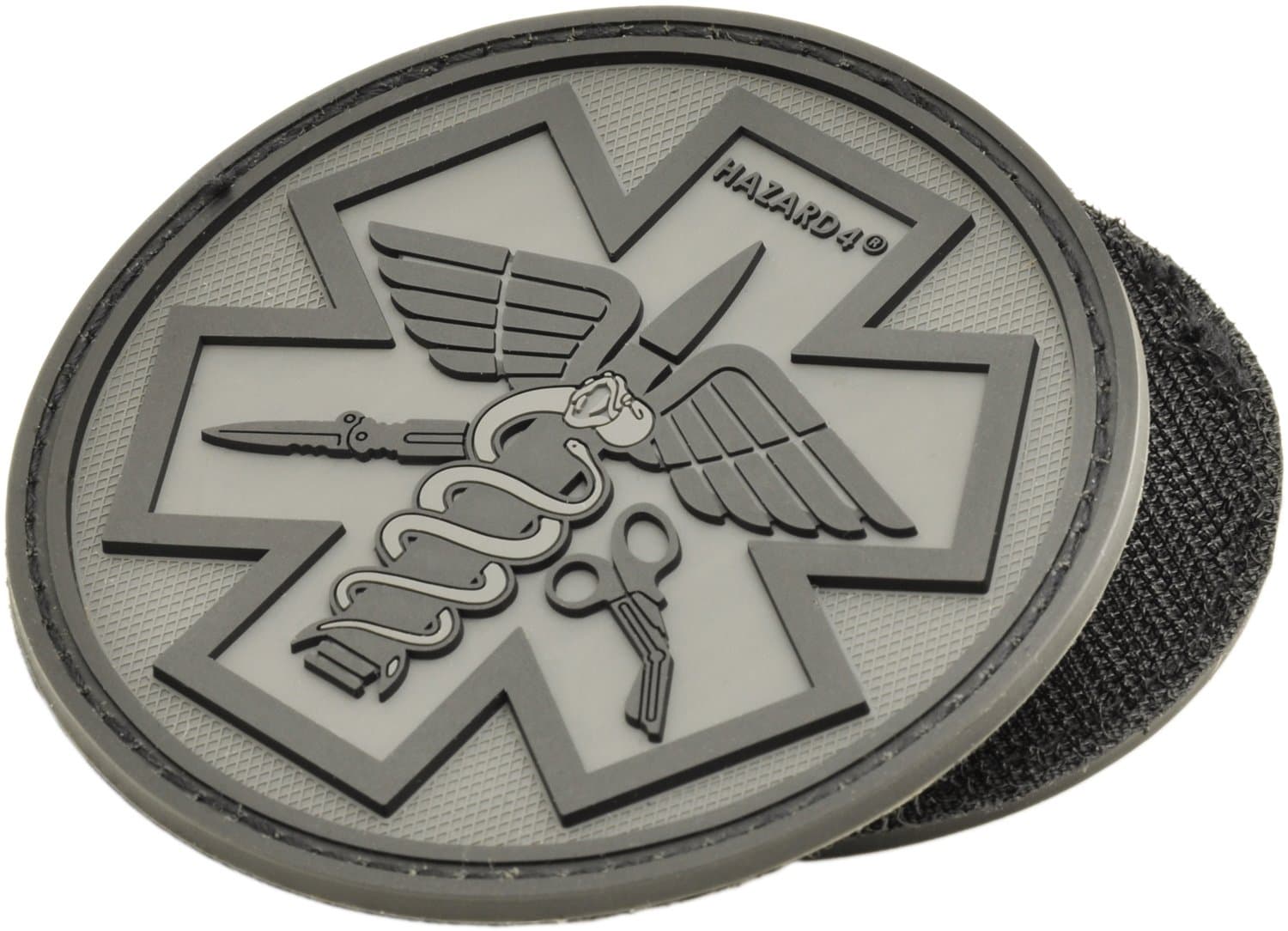 Hazard 4 (PAT-PMD-BLK) Battle(TM) Paramedic Rubber Patch - Black
