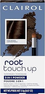 Root Touch-Up Temporary Concealing Powder, Dark Brown Hair Color, Pack of 1 - Packaging May Vary