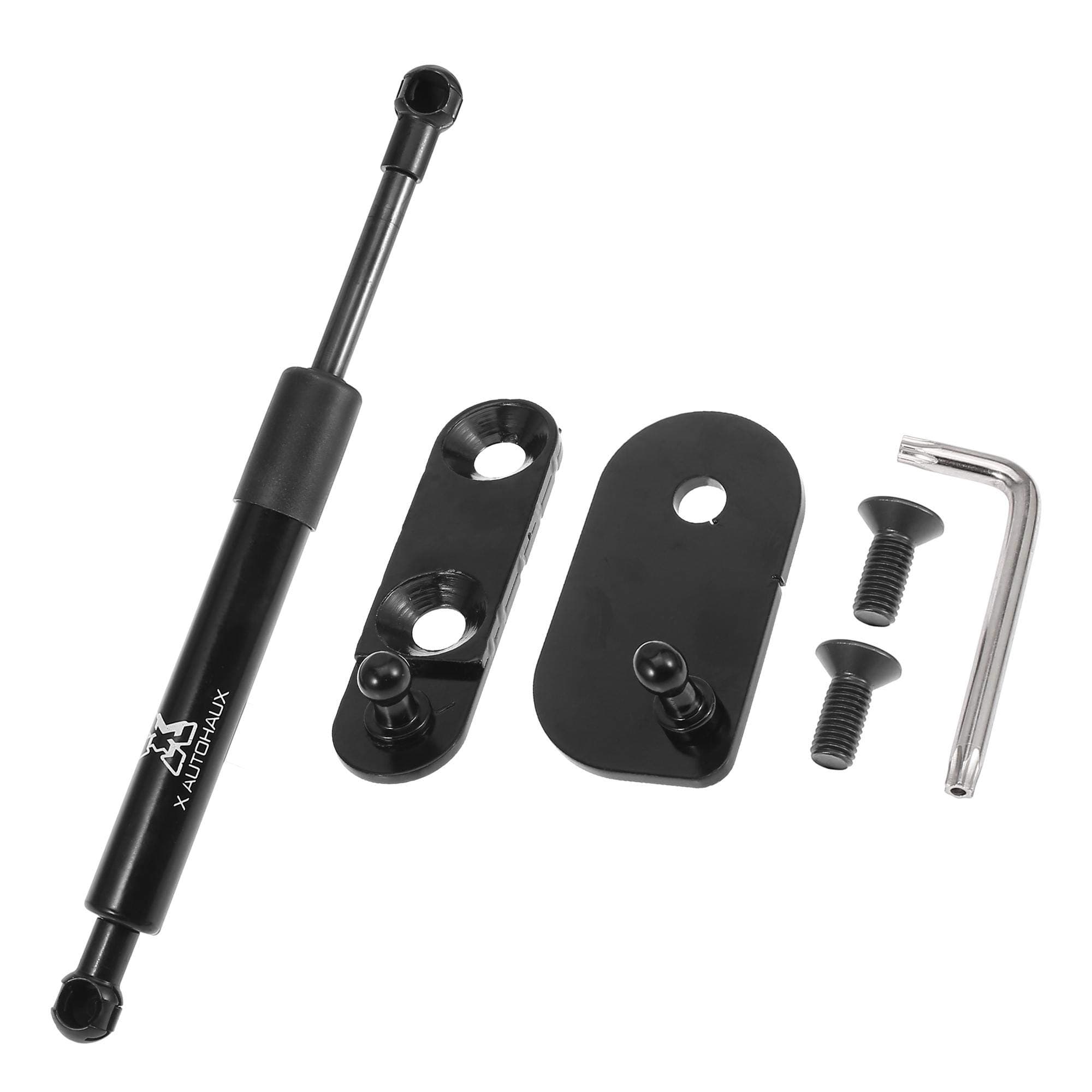 X AUTOHAUX Car Tailgate Lift Support Rear Gate Gas Struts Spring Black Set for Ford Ranger 2019-2020