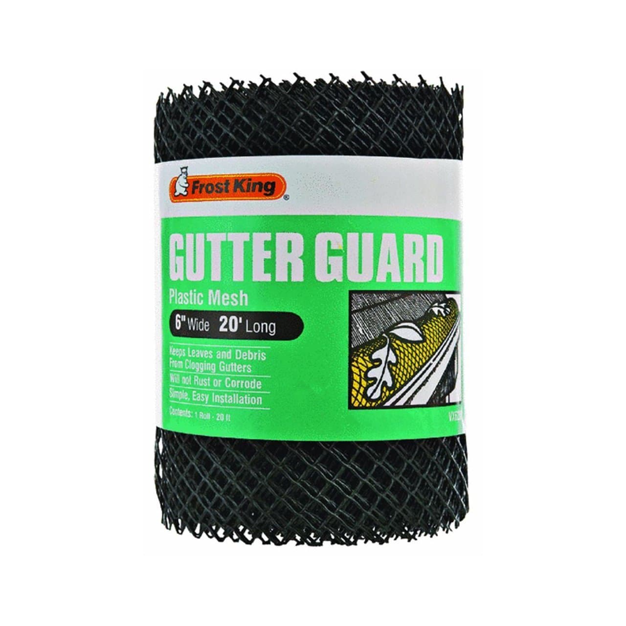 ThermwellPRODUCTS VX620 6"x20' Plastic Gutt Guard (2 Pack)