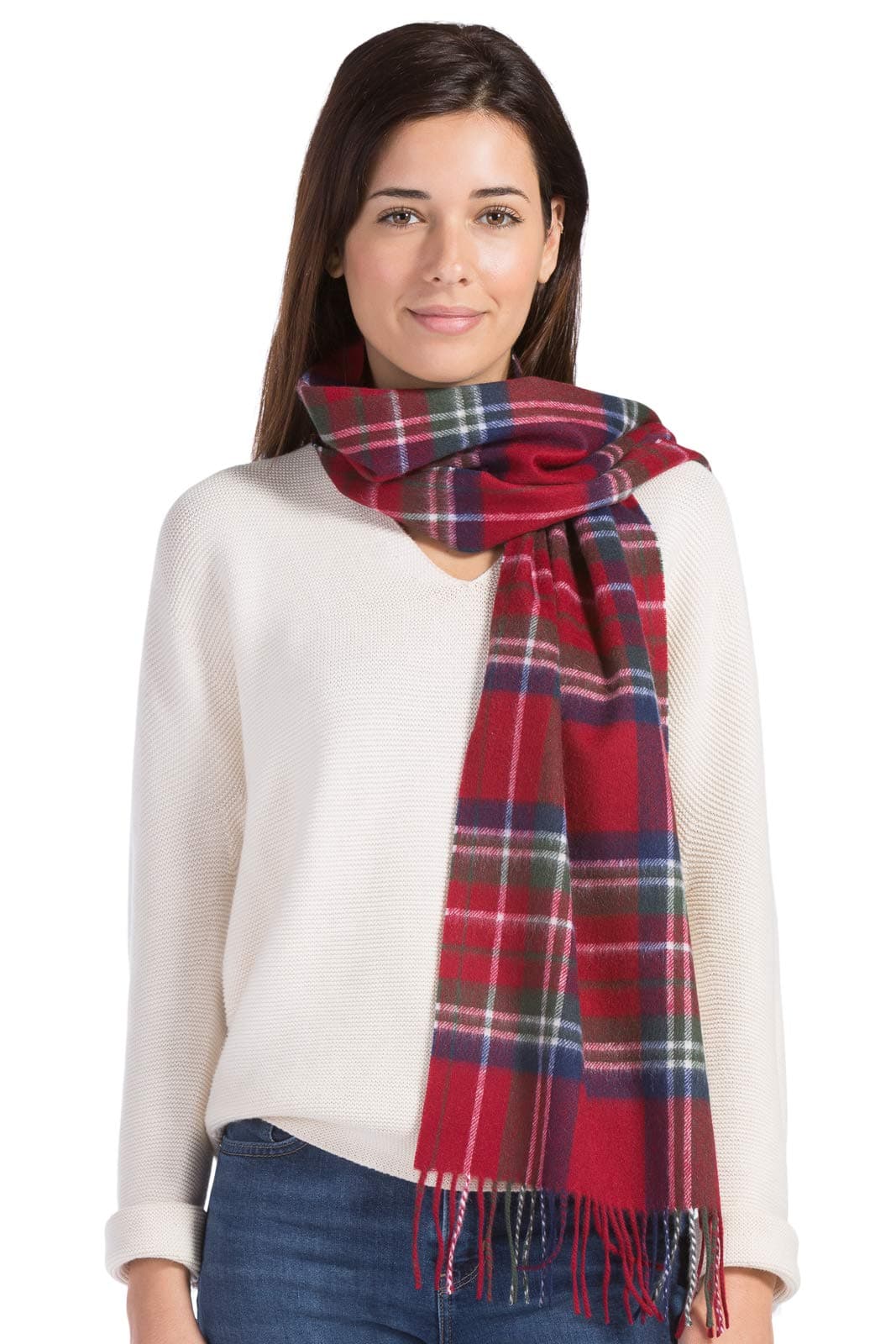 100% Pure Cashmere Scarf, 2-ply Dehaired