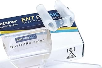 ENTPROMED Nostril Retainer, Silicone Tubes for Post Nasal Surgery, After Rhinoplasty. Size 7.