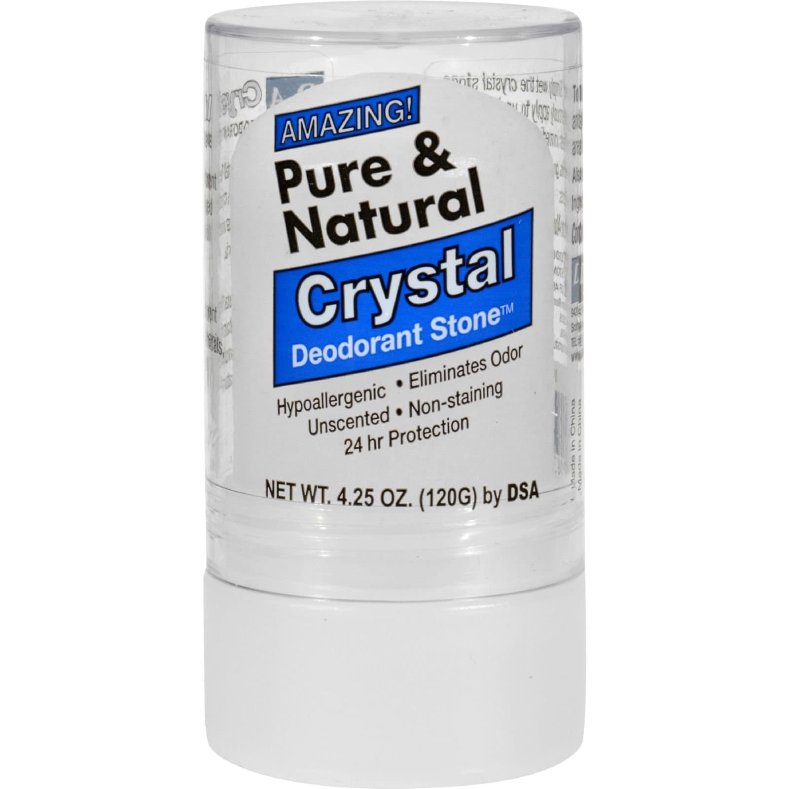 Pure And Natural Crystal Deodorant Stone - 4.25 Oz