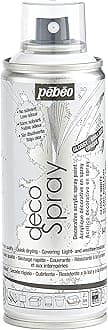 Pebeo Water Based Acrylic Spray Paint, Deco Spray, 200ml, Gloss Color, NO.841 Gloss White