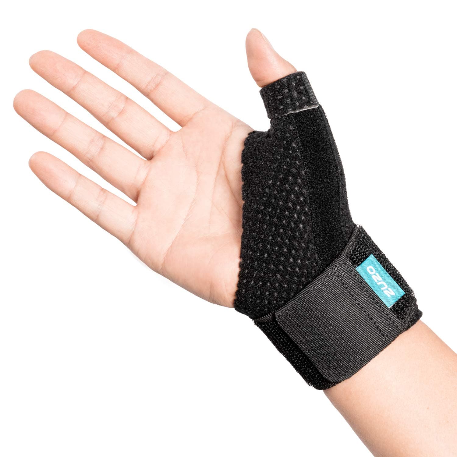 Compression Reversible Wrist Stabilizer Splint & Thumb for BlackBerry Thumb, Arthritis, Carpal Tunnel, Tendonitis, Sprained, Pain Relief, Trigger Finger, L-XL