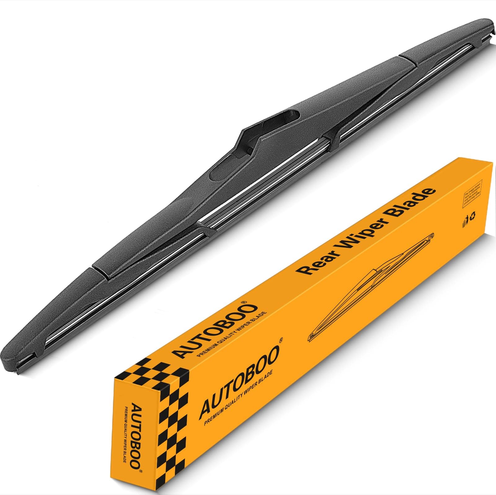 AUTOBOO Rear Wiper Blade Replacement For Jeep Wrangler 2007-2017 JK Wrangler Unlimited-OEM Factory Replacement Accessories Parts 68002490AB,Blade 13 inch (Pack of 1)