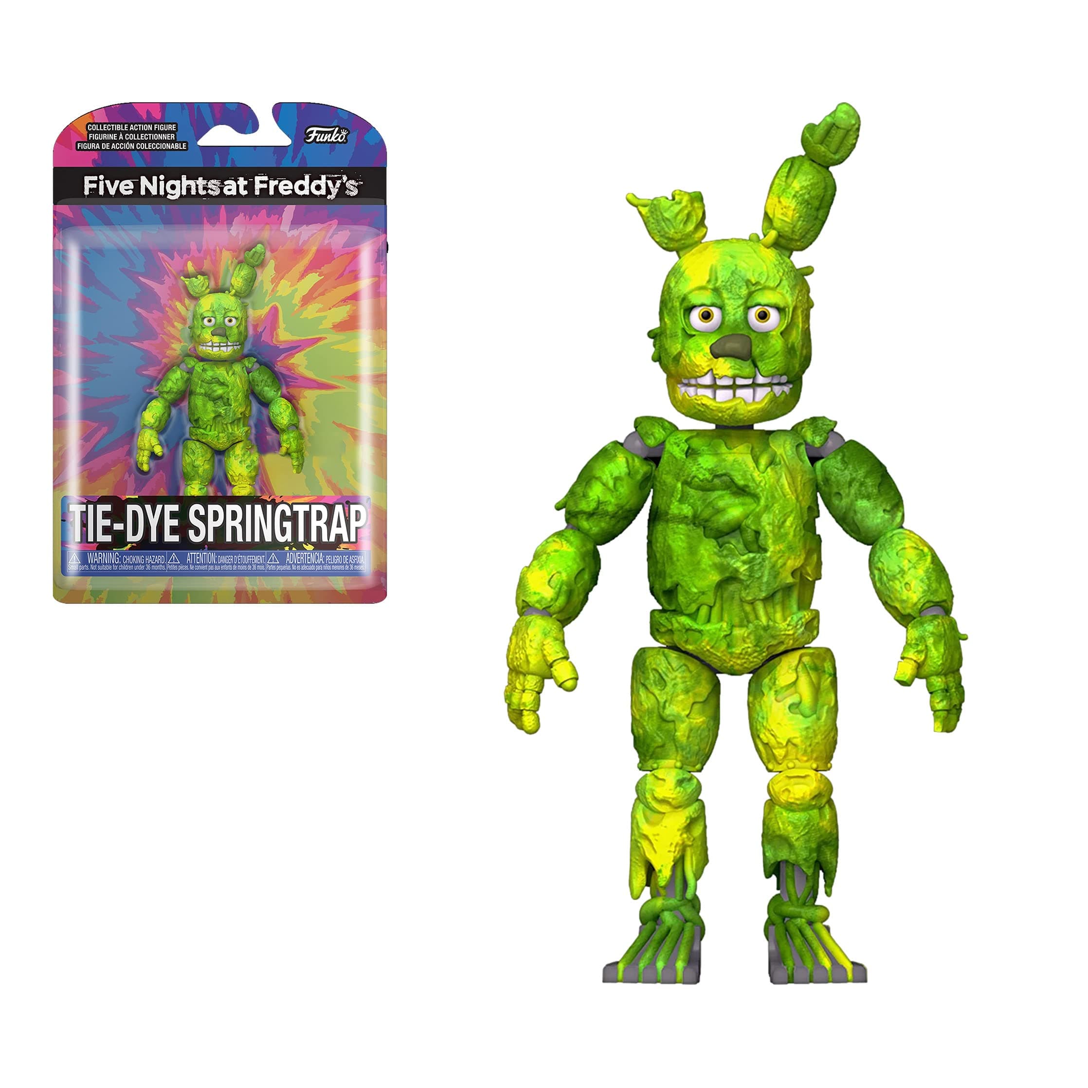 Five Nights at Freddy's - Springtrap Tie Dye US Exclusive Action Figure Green