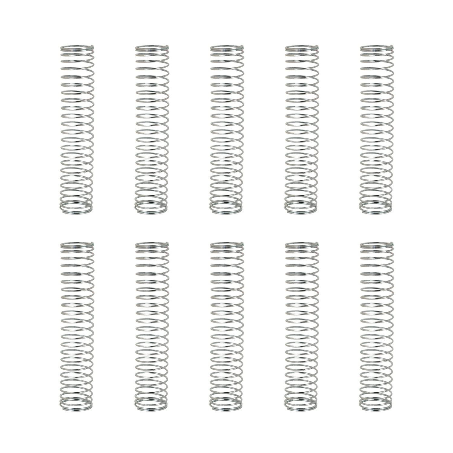 10 Pcs Stainless Steel Compression Spring Suitable for Home Repairs and DIY Projects, 1.8X15x15mm-1.8X15x50mm,1.8x15x50mm