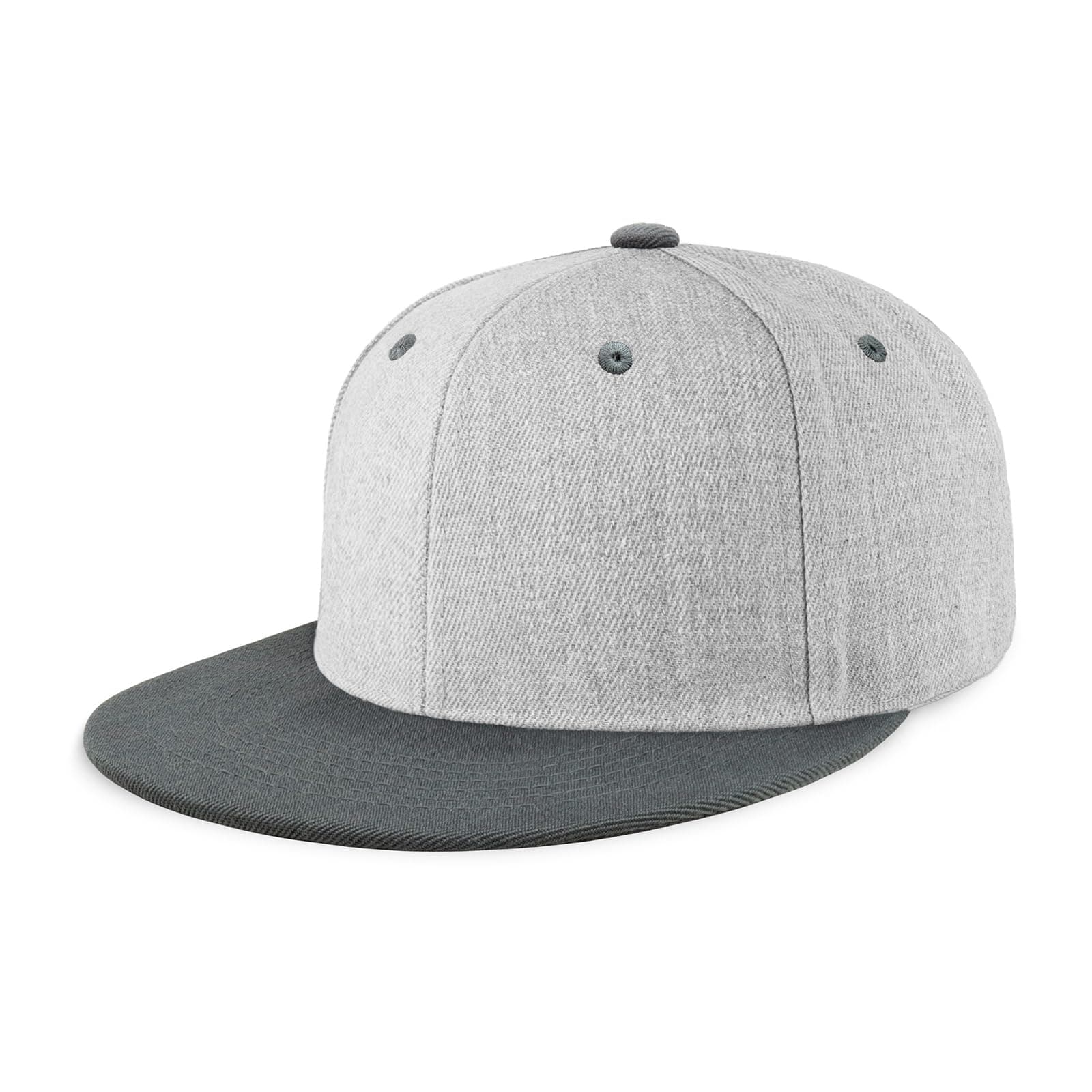 CHOK.LIDS Flat Bill Visor Classic Snapback Hat Blank Adjustable Brim High Top End Trendy Color Style Plain Tone Baseball Cap