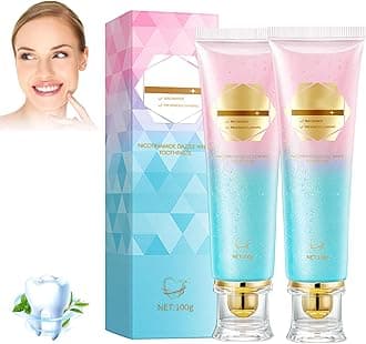 2Pcs Niacinamide Whitening Toothpaste Acssart Radiant White Toothpaste,Niacinamide Intensive Whitening Toothpastes,Nicotinamide Radiant Whiten Toothpastes