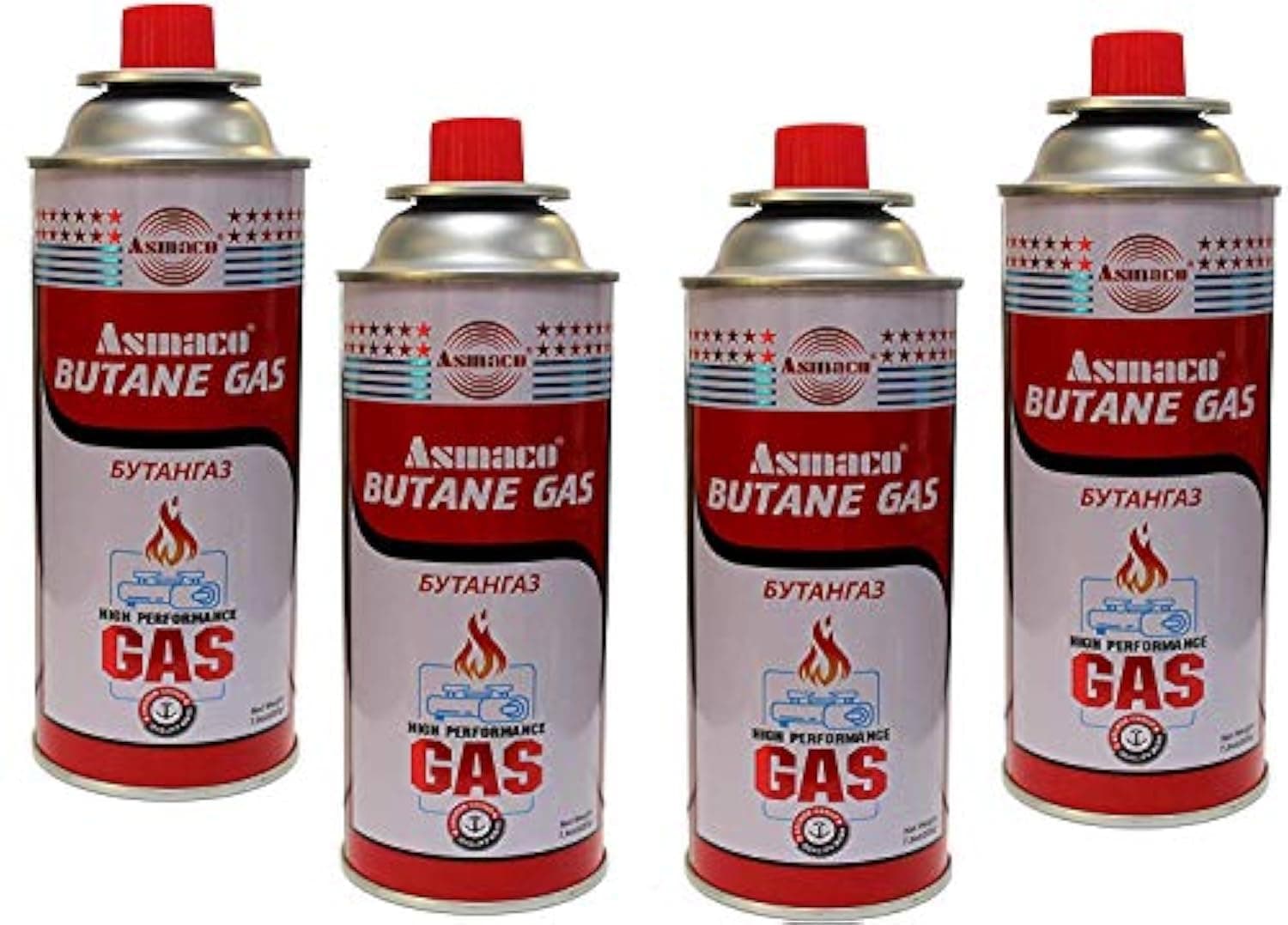 Butane Gas Cartridge 4 Pieces