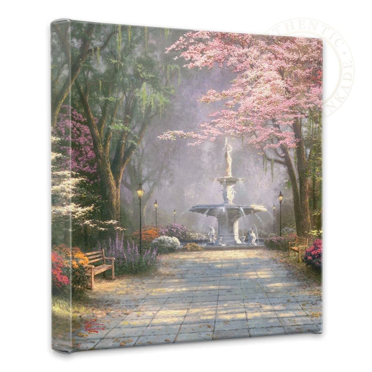 Thomas Kinkade Savannah Romance 14 x 14 Gallery Wrapped Canvas