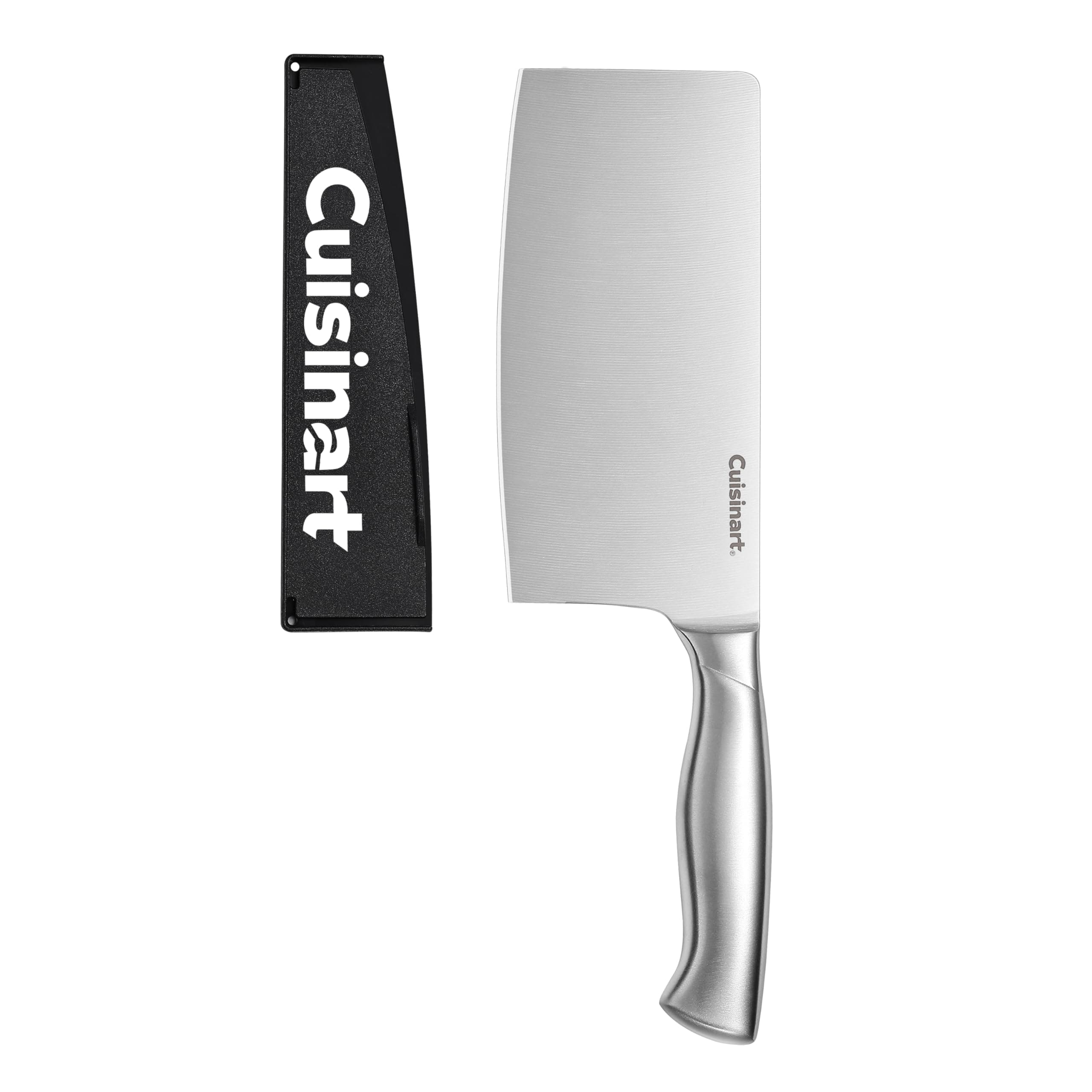 7" Stainless Steel Cleaver with Blade Guard
