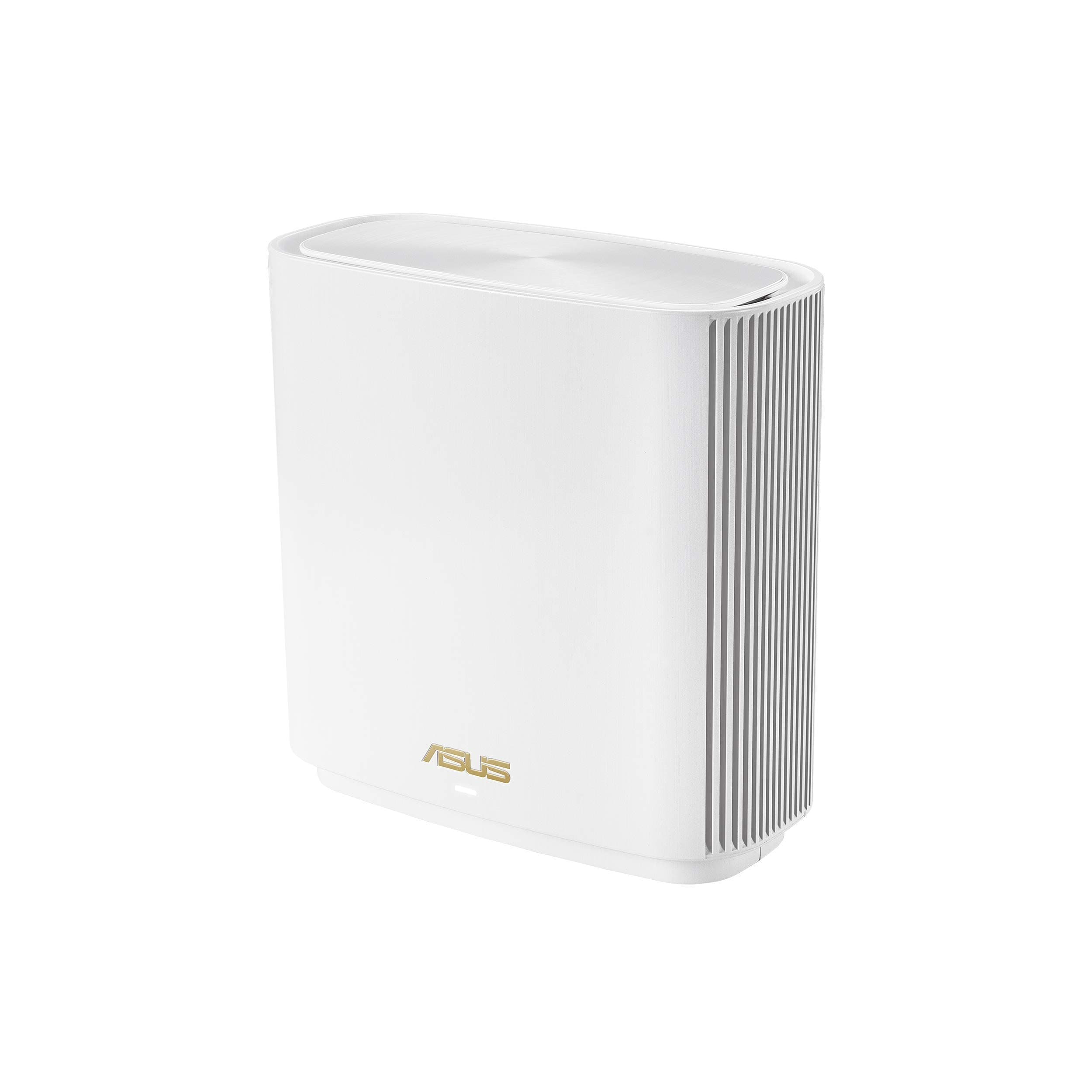 ASUS ZenWiFi AX6600 Tri-Band Mesh WiFi 6 System (XT8 1PK) - Whole Home Coverage up to 2,750 sq.ft & 4+ Rooms, AiMesh, Free Lifetime Internet Security, Easy Setup, 3 SSID, White (Renewed)