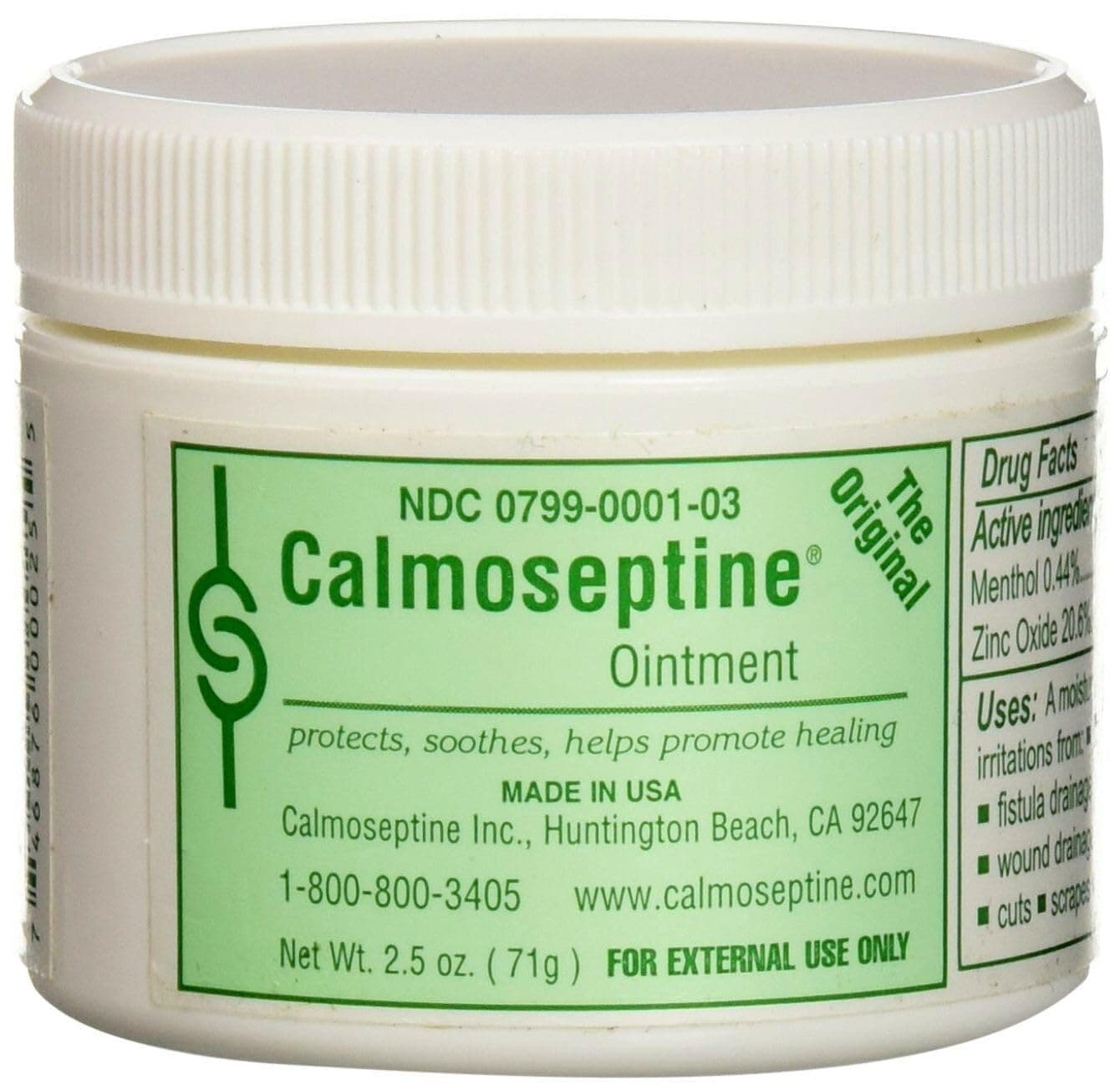 Calmoseptine Ointment - 2.5 Oz Jar Each
