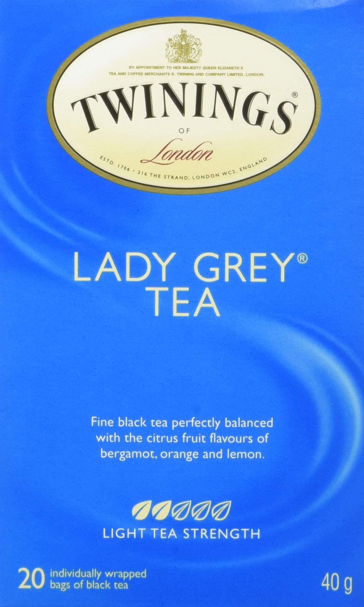 Twinings Tea Lady Grey Tea, 20 ct
