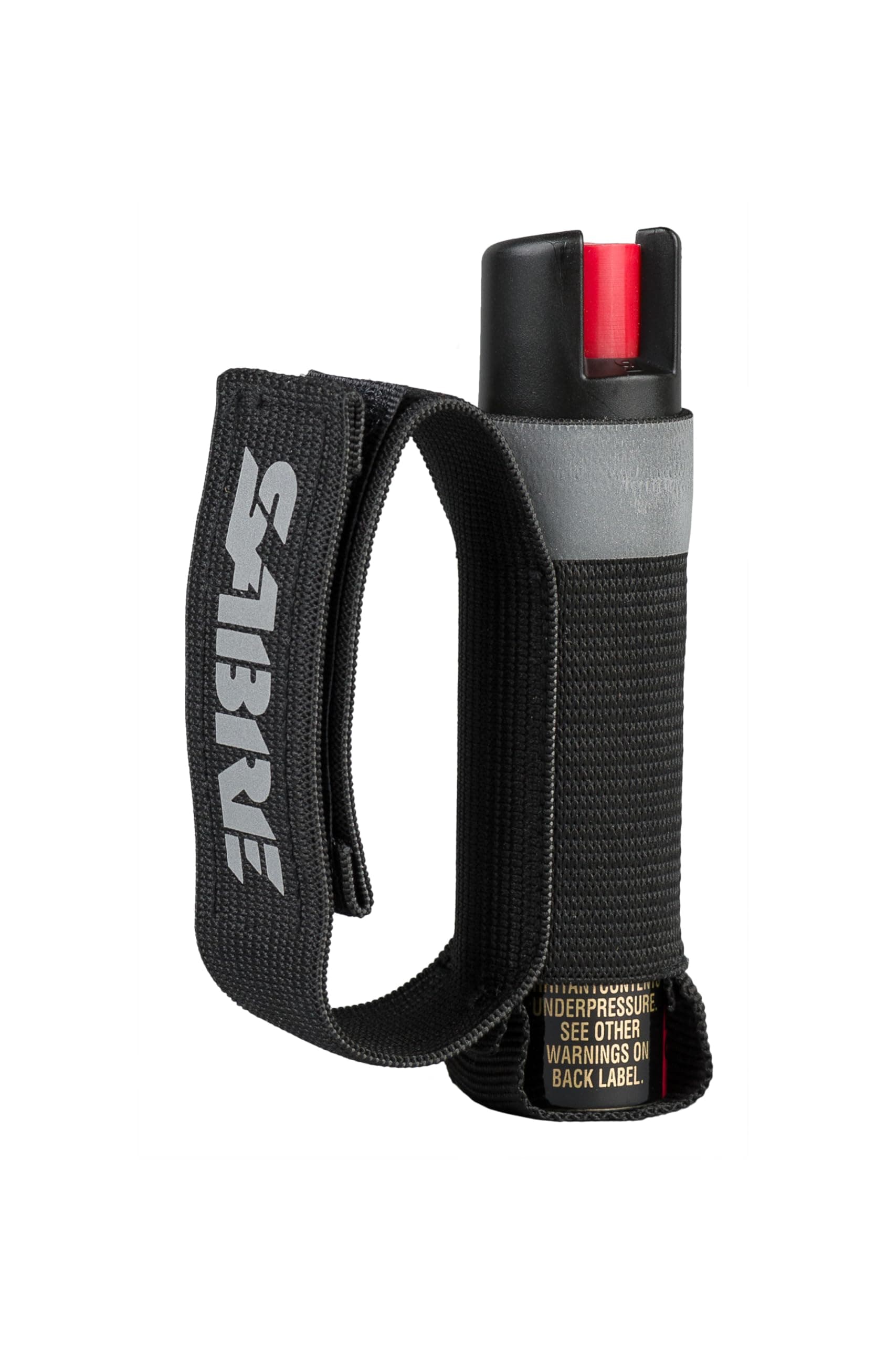 SABRE Runner Pepper Gel, Police Strength OC Spray, Adjustable 360° Reflective Hand Strap for Easy Carry & Access, 0.67 fl oz, 4X Longer Spray Time - Up to 13 Seconds, HPLC Tested, Reduced Blowback
