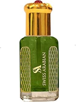Jannet El Firdaus 12mL | Artisanal Hand Crafted Perfume Oil Fragrance for Women and for Men | Traditional Attar Style Cologne | by Perfumer Swiss Arabian Oud | Gift/Party Favor | Body Oil