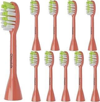Replacement Toothbrush Heads Compatible with Philips One Sonicare Electric Toothbrush HY1200 HY1100, Tooth Brush Head Koi Red -10 Pack