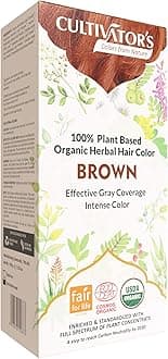 Cultivator's Organic Herbal Hair Colour - Brown 100g