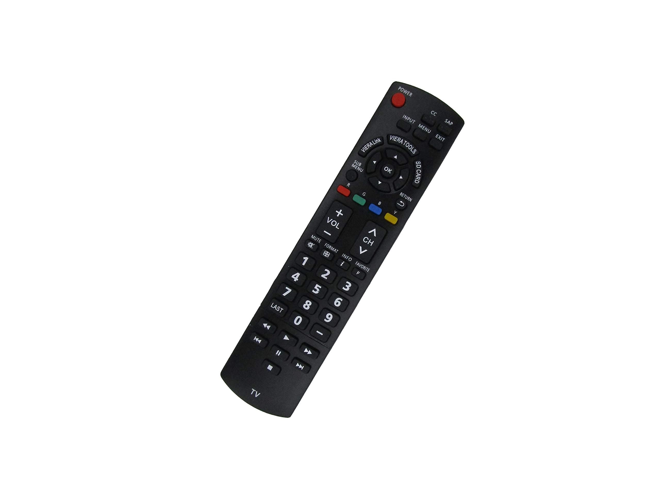 Easytry Remote Control for Panasonic Viera TC-P46S30 TC-P46X3 TC-P50PX34 TC-P50S30 TC-P50X3 TC-P42S30 TC-P42X3 TC-P42C2 TC-P42C2L Plasma HDTV TV